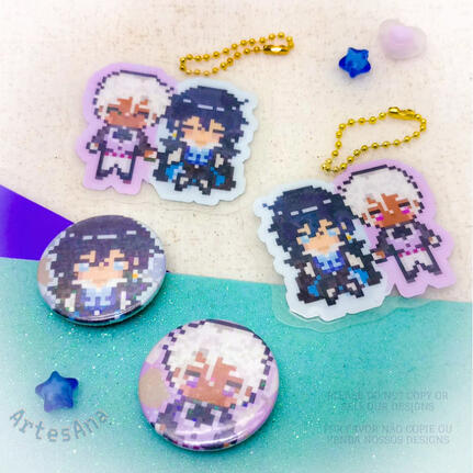 (Plastificados e bottons) Vanitas no Carte