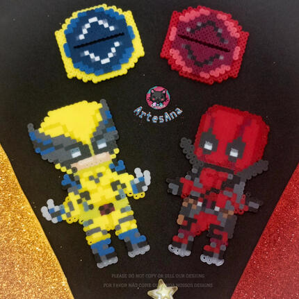 (Beads) Stands Wolverine e Deadpool